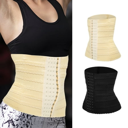 

Womens Workout Waist Trainer Corset Tummy Slimming Body Shapewear Trimmer Cincher Tummy Shaper with Four Rows of Fifteen Buckles
