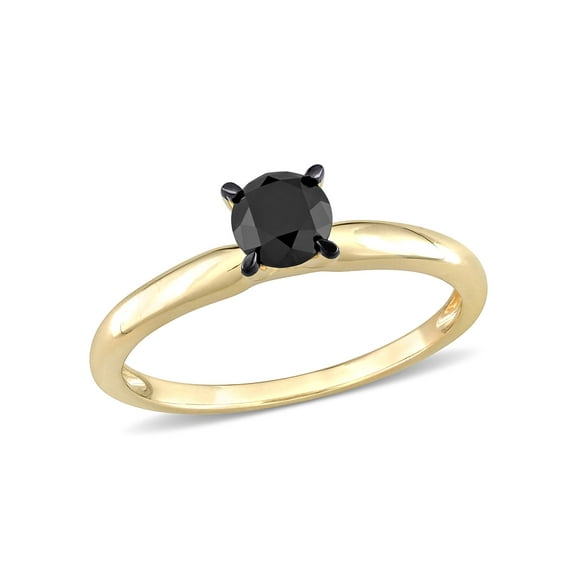 Everly Women's Diamond 14K Yellow Gold Plated Engagement Ring