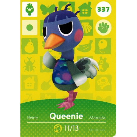 Nintendo Animal Crossing Happy Home Designer Amiibo Card Queenie 337/400 USA Version