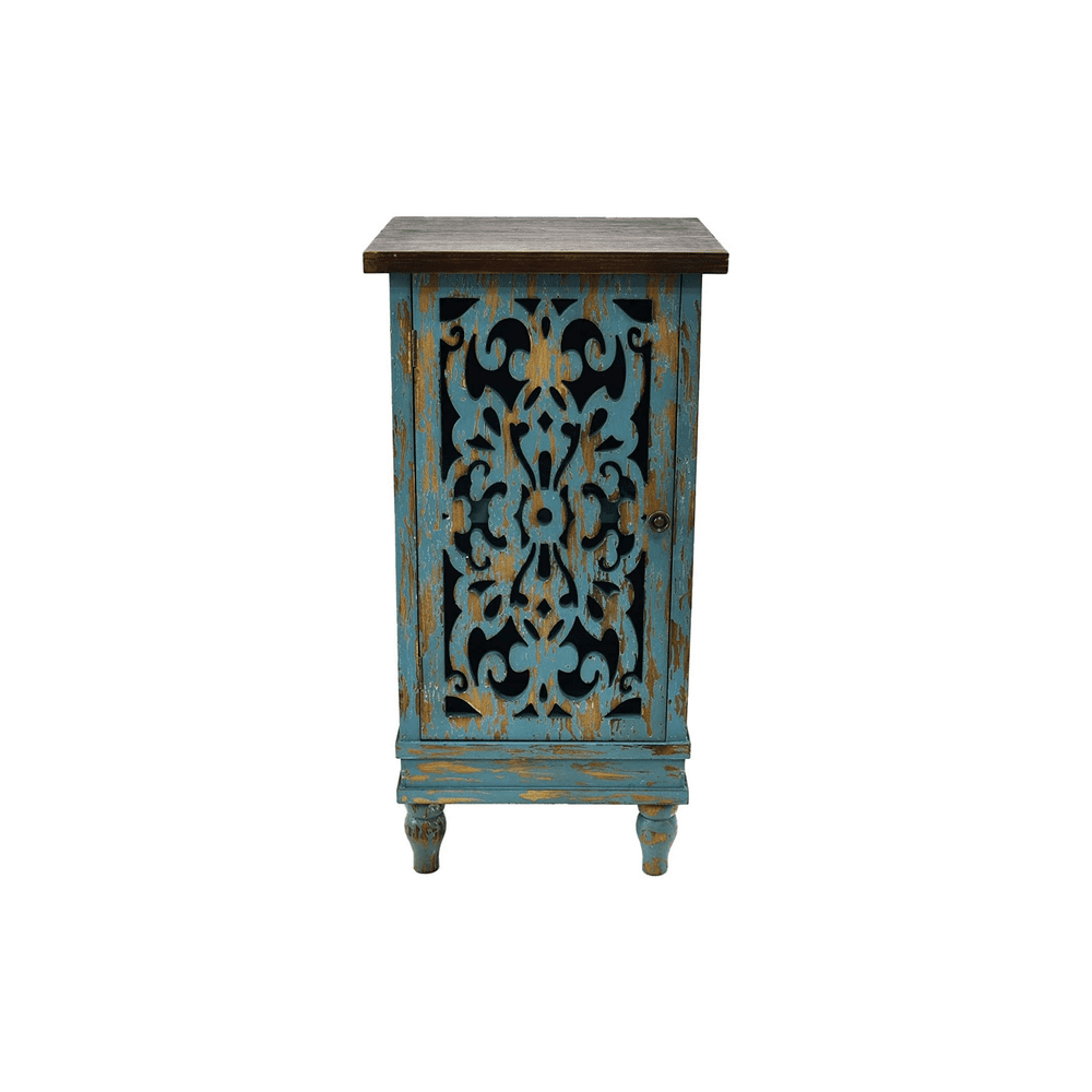 Rustic Teal End table