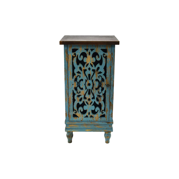 Rustic Teal End table