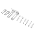 thumbnail image 3 of Shisuyan 1 Set Bifold Door Hardware Top Pivot Bottom Pivot Door Roller Replacement Part, 3 of 8