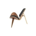 thumbnail image 2 of Chaise de salon shell Plata Décor Import en noir, 2 of 3