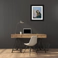 thumbnail image 3 of Fitzharris, Tim 15x18 Black Ornate Wood Framed with Double Matting Museum Art Print Titled - River Otter with fish, 3 of 4