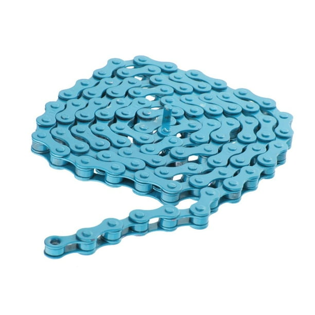 Cadenas Cadena de Bicicleta BMX Artes Fijos de Una Sola 1/2 \ "x 1/8 \" - Azul Macarena Sola cadena velocidad de la bicicleta