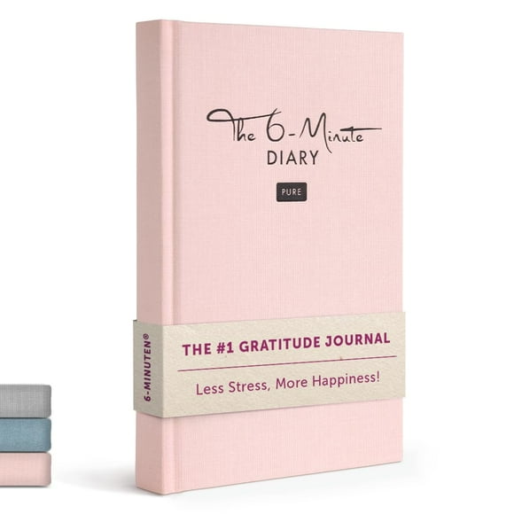 6-Minute Diary Pure – 3 Million User Gratitude Journal for Women w/ Prompts – Guided Self Care Journal Based on Positive Psychology – Daily Manifestation Journal for Self-Love & Mindfulness