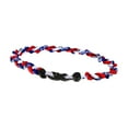 thumbnail image 4 of Collar de béisbol, collar de cuerda, decoraciones informales, joyería de regalo de moda para hombres, mujeres, niños, niñas, amantes del equipo de Rojo Azul, 4 of 8