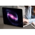 thumbnail image 4 of KSK KAISHEK Compatible with MacBook Pro 15" Case 2019 2018 2017 2016 Rel. Model A1990/A1707, Plastic Protective Case Hard Cover + Black Keyboard Cover, Galaxy A 0457, 4 of 5