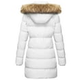 thumbnail image 6 of WenVen Women's Winter Coat Warm Puffer Jacket Waterproof Winter Jacket with Hood White 2XL, 6 of 8
