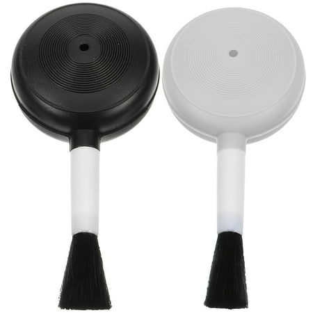 Image of 2pcs Air Blaster Dust Blower And Soft Brush Plastic Bulb Air Pump Cleaning Tool