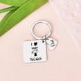 thumbnail image 3 of I Love Daddy So Much Keychain for Dad Father's Day Gifts for Men Father Christmas Gifts for Dad from Son Daughter, 3 of 6