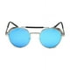 thumbnail image 1 of Gafas de sol de moda Gafas de sol de metal abatibles personalizadas Gafas de sol retro con marco redondo Universal para mujeres y hombres, 1 of 4