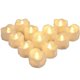 thumbnail image 2 of Velas con temporizador LED, paquete de 12 luces LED para té, velas sin llama, velas eléctricas de cera real parpadeantes, 2 of 5