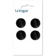 thumbnail image 1 of LA VOGUE Shank Button Black 15 mm (0.59 in), 1 of 2