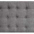 thumbnail image 4 of Furniture of America Monaco Upholstered High Back Dining Bench, Light Gray, 4 of 5
