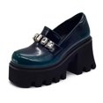 thumbnail image 3 of Zapatos de plataforma 2023 nuevos zapatos de mujer de punta redonda y suela gruesa para otoño, 3 of 5