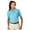 Aqua, variant on BlueGeneration Ladies Value Soft Touch Pique Polo - French Blue Large Solid