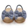 thumbnail image 4 of Baby Girls Bowknot Sandals Summer Non-Slip Soft Sole Princess Casual Beach Sandals, 0-18M, 4 of 8
