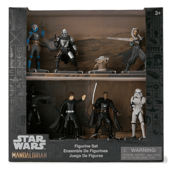 Disney Parks Star Wars Mandalorian Figurine Playset Cake Topper Toy New With Tag