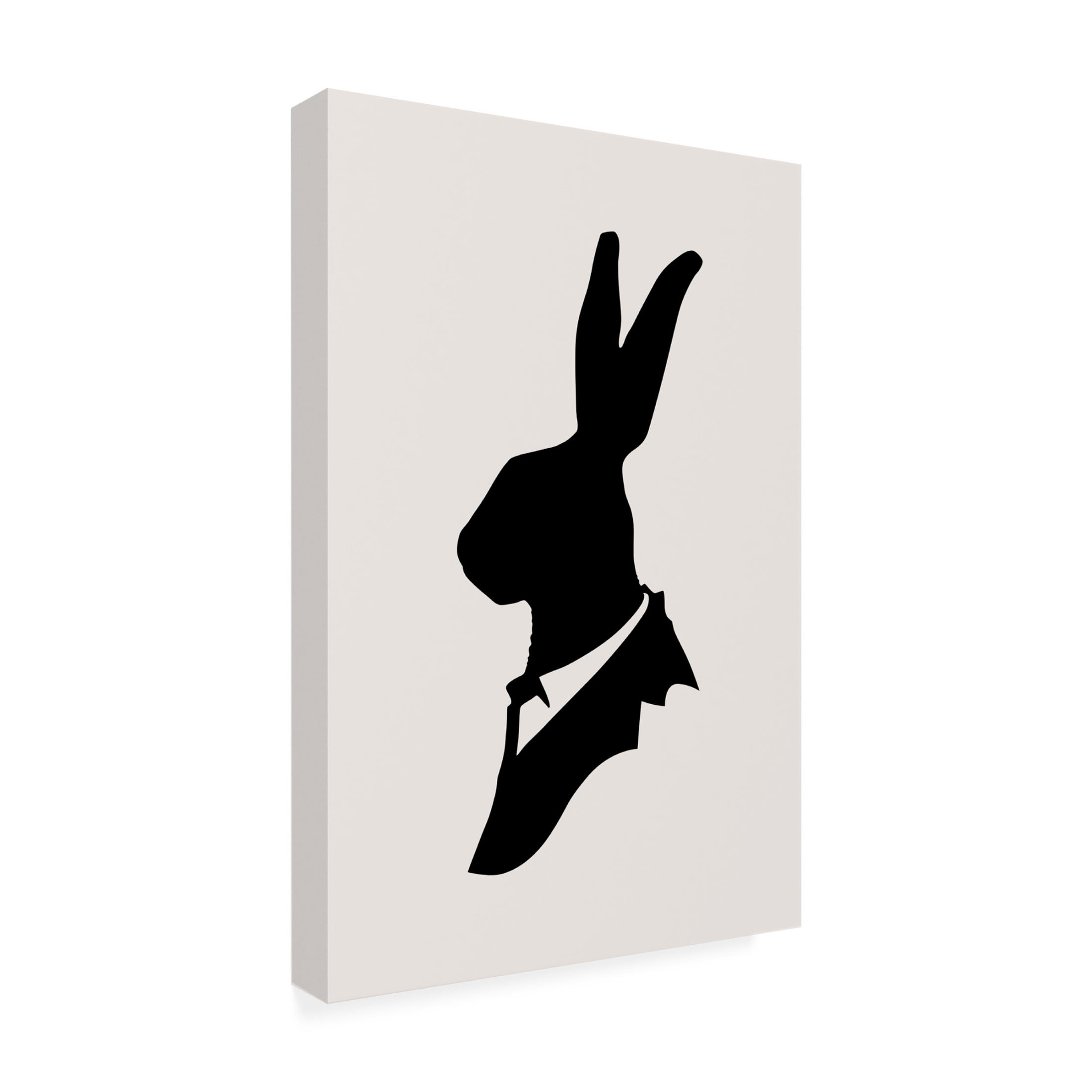 Trademark Fine Art Florent Bodart Monsieur Lapin Canvas Wall Art