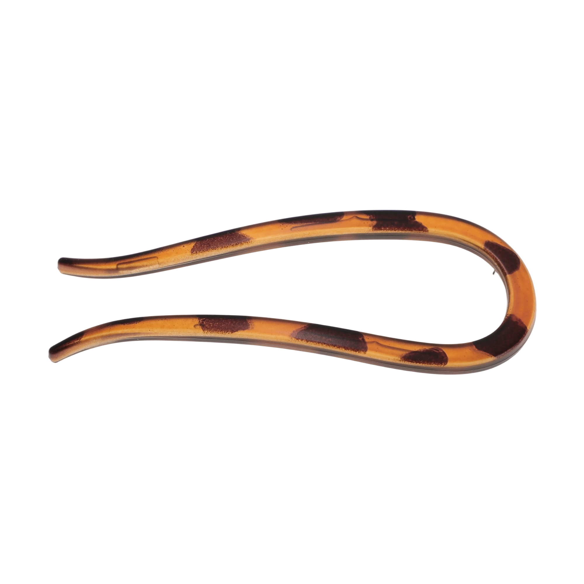 Unique Bargains U-shaped Hair Pin 4.33"x1.57" 1 Pc Dark Brown