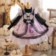 thumbnail image 1 of Vestido de princesa de punto para niñas de dibujos animados Kuromi para otoño e invierno, conjunto de falda de primavera Sanrio My Melody Lolita, regalo de Halloween para niños, 1 of 3