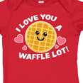 thumbnail image 4 of Inktastic I Love You a Waffle Lot with Cute Happy Waffle Boys or Girls Baby Bodysuit, 4 of 5