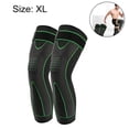 thumbnail image 2 of Extra Long Leg Support Knee Sleeves for Basketball, Football, Knee Pain, Exercise, 2 of 5