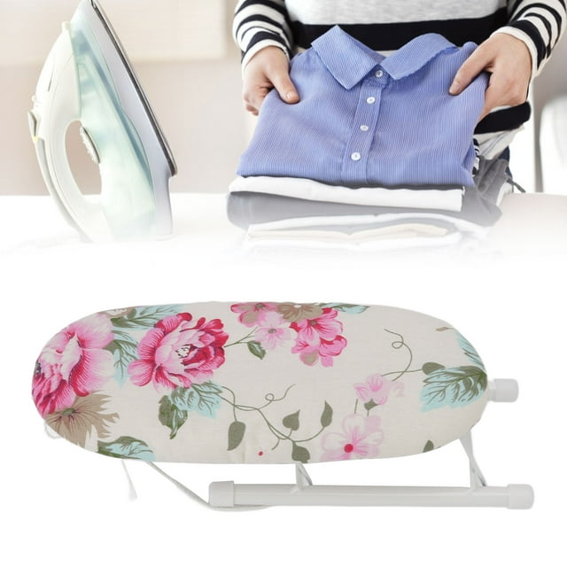 Planche à Repasser de Table Résistante à la Chaleur Pliable Portable Mini Planche à Repasser Accessoires de Repassage pour Vêtements pour la Maison et le Voyage