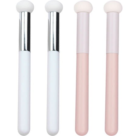 Milisten 4-Piece Concealer Brush Set Soft Bristles Makeup Tools Assorted Colors for Application