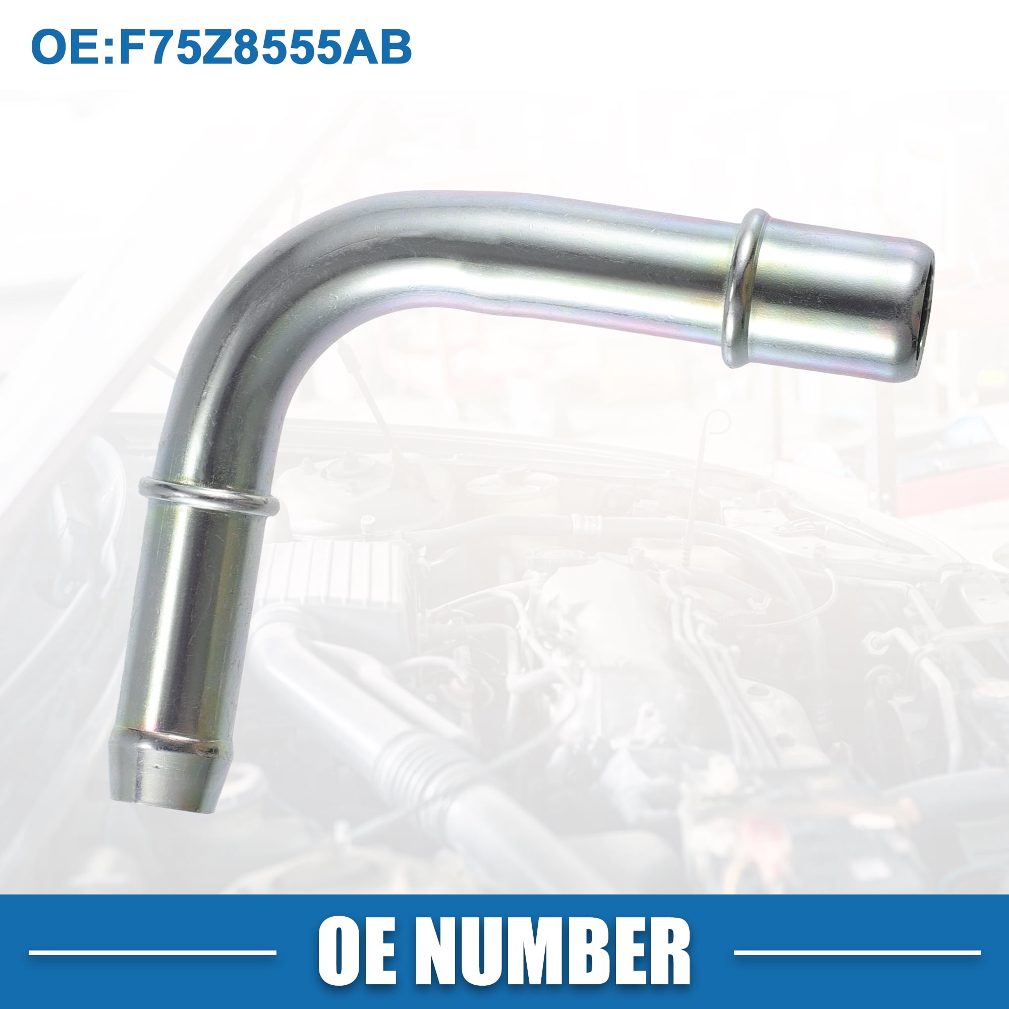 Unique Bargains F75Z8555AB Engine Heater Hose Assembly for Ford F-150 4.2L 1997-2004
