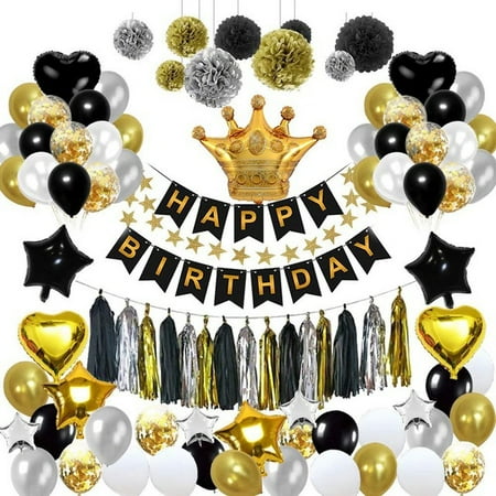 Birthday Decorations Birthday Party Decoration Kit 100pcs Happy