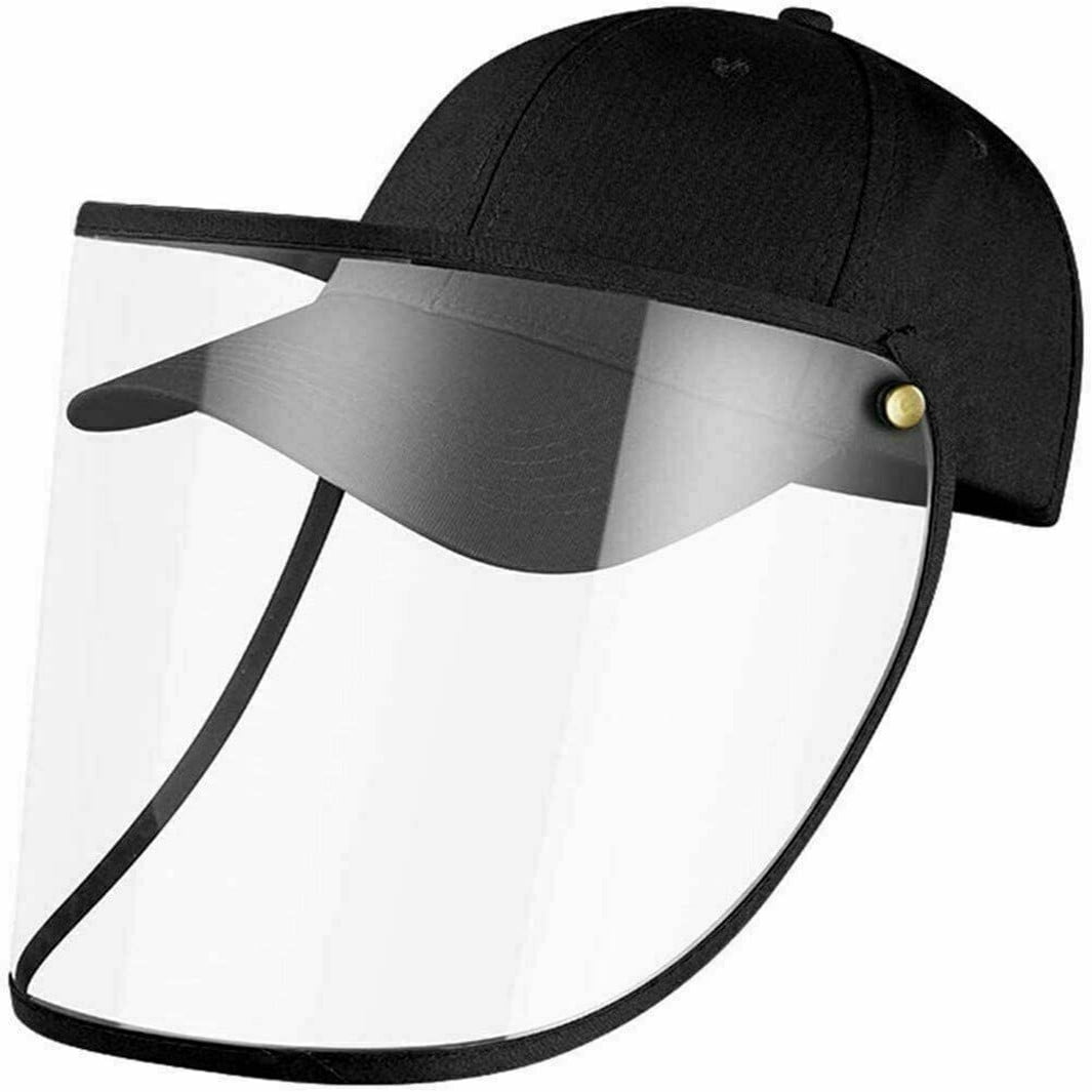 Fisherman Hat Protective Clear Cover Saliva-proof Dust-proof Face Shield Cap 