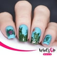 thumbnail image 2 of Whats Up Nails B060 Deserted Succulent Metal Stamping Plate for Nail Art Design, 2 of 10