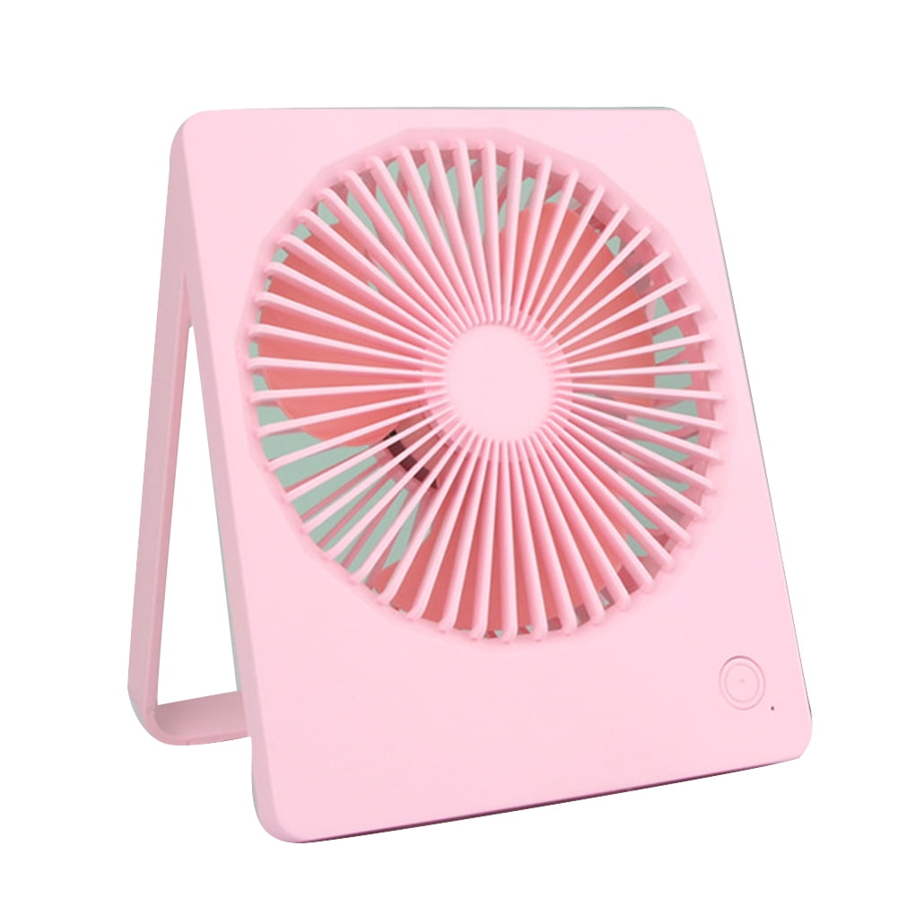 Desk Fan, Rechargeable Battery Fan Portable Foldable Personal 3 Wind