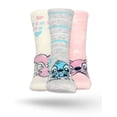 thumbnail image 4 of Disney Stitch Girls Mid-Crew Socks, 3-Pack, Sizes S/M-M/L, 4 of 9