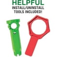 thumbnail image 5 of Fluidmaster K-400H-021-P8 PerforMAX 2-Inch Everything Toilet Repair Kit, No Size, Multicolor, 5 of 10