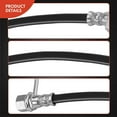 thumbnail image 5 of A-Premium Rear Passenger Outer Brake Hydraulic Hose Compatible with Ford Models - For F-250 Super Duty 2005-2010, For F-350 Super Duty 2005-2010, with SRW and Wide Frame - Replace# 8C3Z2267A, 5 of 9
