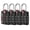 Black-4 pk, variant on Forge TSA Approved Luggage Locks, 2 Pack, Durable Zinc Alloy, 3 Digit Combination, Open Alert Indicator, Travel Security Locks.