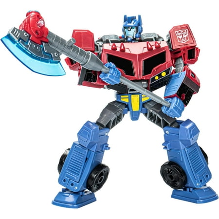 AWLPUYPT Legacy United Voyager Class Animated Universe Optimus Prime, 7-Inch Converting Action Figure, 8+