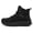 black, variant on Men's High Top Hiking Boots, Lace Up Rugged Outdoor Ankle Boots for Trekking & Daily Wear