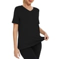 thumbnail image 2 of Fewfanhot Womens Tops Workout Tops Short Sleeve UPF 50+ Athletic Shirts Quick Dry T-Shirt Moisture Wicking Gym Tee, 2 of 6