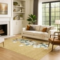 thumbnail image 7 of Addison Rugs Mayfield Premium Machine Washable Transitional Holiday Gold Rectangle Rug, 3' x 5', 7 of 7