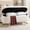 Beige, variant on 50.5" Velvet Storage Bench for Bedroom, Queen Size End of Bed Bench with Gold Legs, Modern Glam Channeled Tufted Ottoman Bench for Entryway, Living Room, Window Seat, Beige