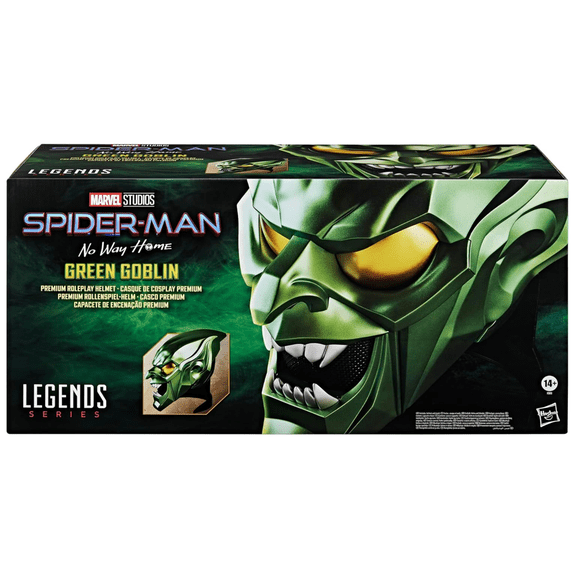 Disney Parks MARVEL Legends Series Green Goblin Premium Roleplay Helmet New