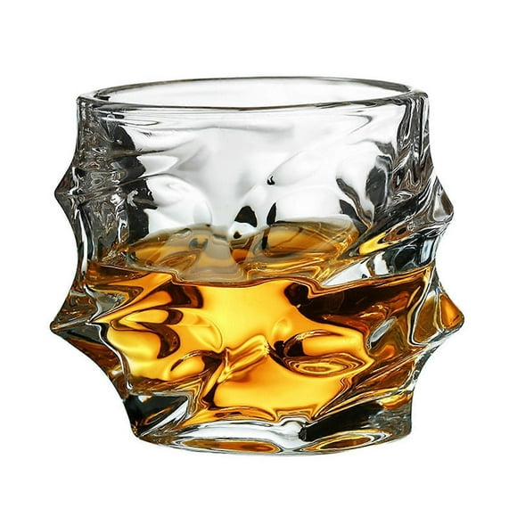 Storm Japanese Crystal Whisky Glass Whiskey Glasses for Mens Hand Blown Crystal