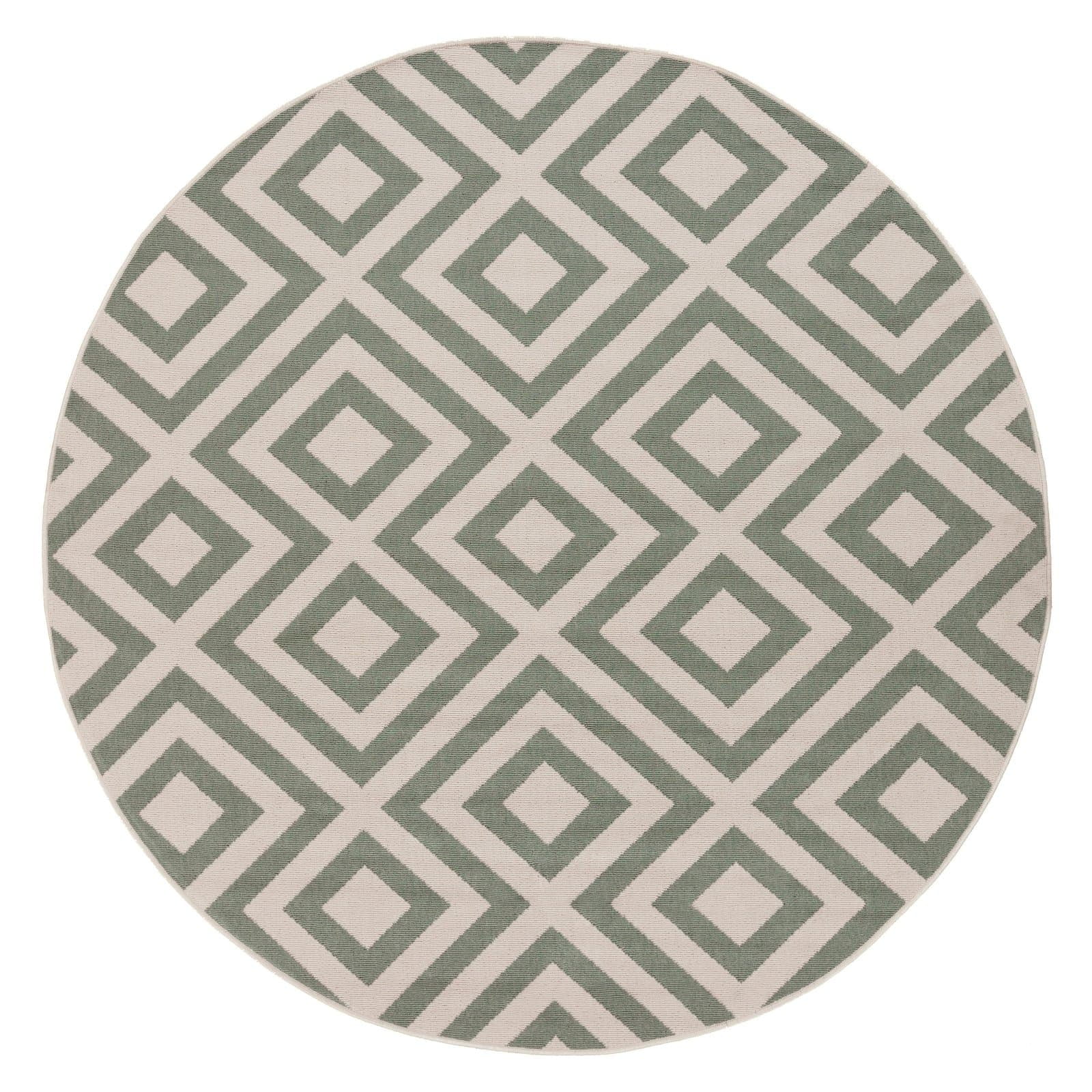 Artistic Weavers Alfresco Area Rug, 8'10" x 8'10", Black and Cream