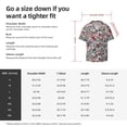 thumbnail image 7 of Wukai Daisies Flowers Men's Casual Short-Sleeve Button Down Shirt - Lightweight Summer Dress Shirt for Daily Wear-X-Large, 7 of 7
