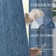 thumbnail image 5 of Cortinas Estilo Arpillera Jinchan Azul de 160 cm para Sala de Estar, 5 of 9