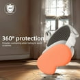 thumbnail image 4 of Apple Vision Pro Étui de Protection, Protecteur en Silicone Souple Résistant aux Impacts avec Empreintes Digitales Anti-Empreintes et Antidérapant, Compatible avec Étui VR Apple - Classique, Orange, 4 of 5